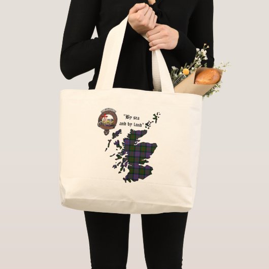 MacDonald Clan Badge Jumbo Tote Tas (Voorkant (product))