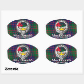 MacDonald Clan Ovale Sticker (Vel)