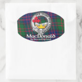 MacDonald Clan Ovale Sticker (Tas)
