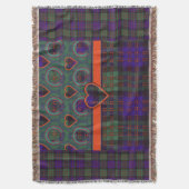 Macdonald Clan Pset Scottish tartan Deken (Voorkant Verticaal)
