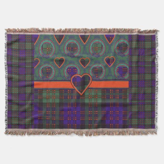Macdonald Clan Pset Scottish tartan Deken (Voorkant)