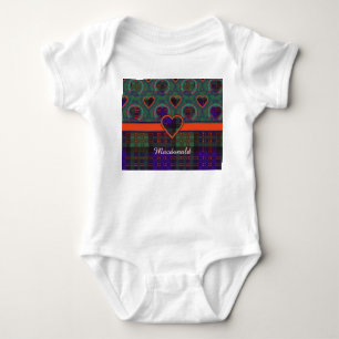 Macdonald clan Pset Scottish tartan Romper