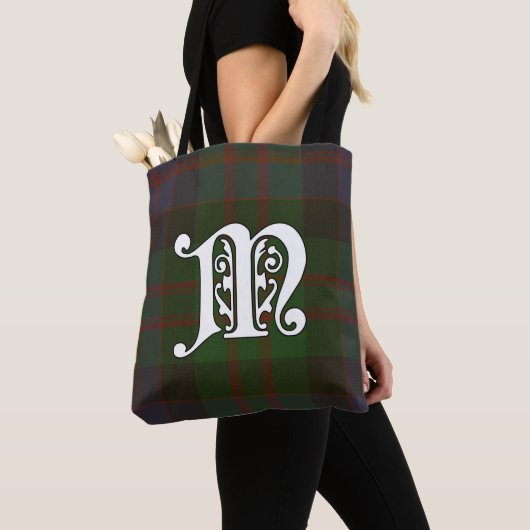 MacDonald Clan Tartan Monogram Tote Bag (Dichtbij)