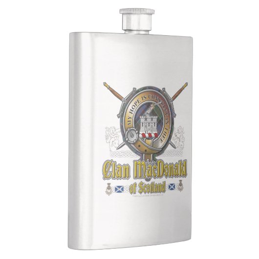 MacDonald Clanranald Clan Badge Flacon (Rechts)