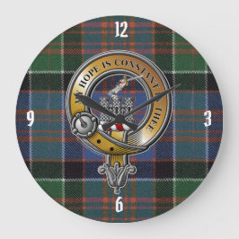 MacDonald Clanranald Tartan & Badge Grote Klok