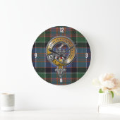 MacDonald Clanranald Tartan & Badge Grote Klok (Huis)