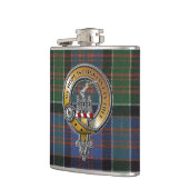 MacDonald Clanranald Tartan & Badge Heupfles (Links)