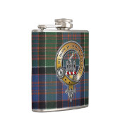 MacDonald Clanranald Tartan & Badge Heupfles (Rechts)