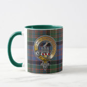 MacDonald Clanranald Tartan & Badge Mok (Links)
