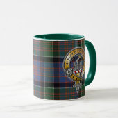 MacDonald Clanranald Tartan & Badge Mok (Voorkant rechts)