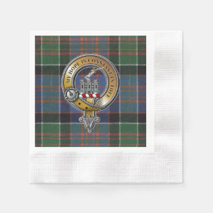 MacDonald Clanranald Tartan & Badge Servet