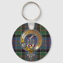 MacDonald Clanranald Tartan & Badge Sleutelhanger