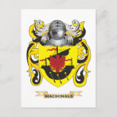 MacDonald Coat of Arms (Familiecrest) Briefkaart (Voorkant)