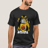 MacDonald Coat of Arms MacDonald Family Crest Cla T-shirt (Voorkant)