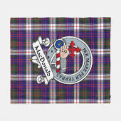 MacDonald Dress Modern Macdonalds of Sleat Clan Ba Fleece Deken (Voorkant (Horizontaal))