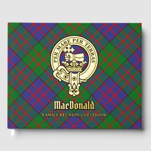 MacDonald Familiereünie Gastenboek (Voorkant)