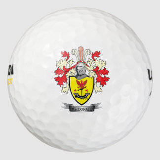 MacDonald Family Crest Coat of Arms Golfballen