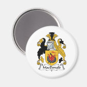 MacDonald Family Crest Magneet (Voorkant / Achterkant)