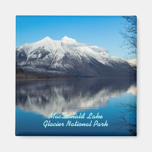 MacDonald Lake Glacier National Park Magnet (Voorkant)