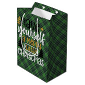 MacDonald Lord of the Isles Scottish Tartan Bag Medium Cadeauzakje (Achterkant Gekanteld)