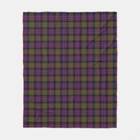 MacDonald Modern Plaid Fleece Deken (Voorkant)