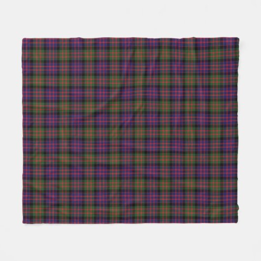 MacDonald Modern Plaid Fleece Deken (Voorkant (Horizontaal))