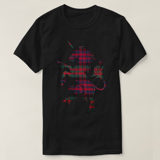 MacDonald Modern Tartan Unicorn T-shirt (Design voorkant)