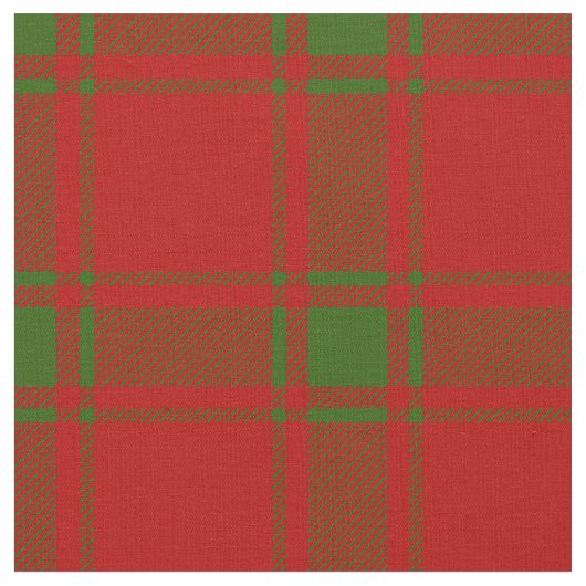 MacDonald of Sleat Tartan Print Stof (Close Up)