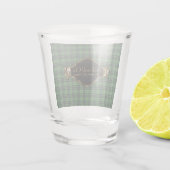 MacDonald Originele Schotse Clan Tartan Shot Glas (Achterkant)