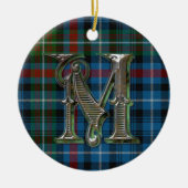 MacDonald Pset Monogram sieremaneel Keramisch Ornament (Voorkant)
