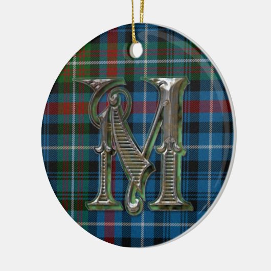 MacDonald Pset Monogram sieremaneel Keramisch Ornament (Links)