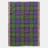 MacDonald Scottish Clan Tartan Pattern Deken (Voorkant Verticaal)