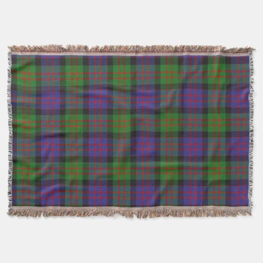 MacDonald Scottish Clan Tartan Pattern Deken (Voorkant)