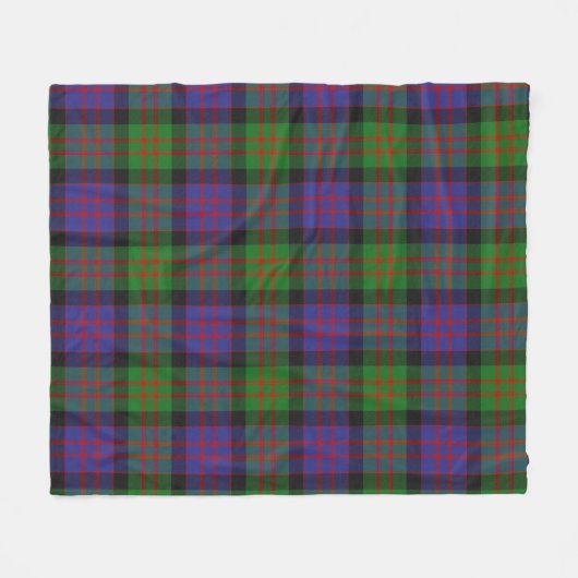 MacDonald Scottish Clan Tartan Pattern Fleece Deken (Voorkant (Horizontaal))