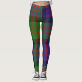 MacDonald Scottish Clan Tartan Pattern Leggings (Voorkant)