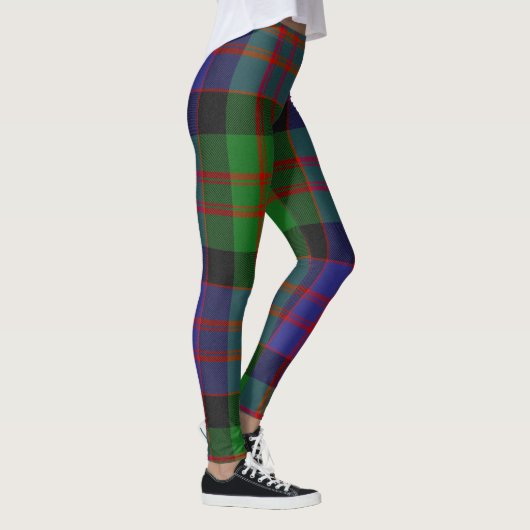 MacDonald Scottish Clan Tartan Pattern Leggings (Rechts)