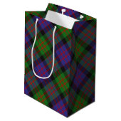 MacDonald Scottish Clan Tartan Pattern Medium Cadeauzakje (Achterkant Gekanteld)