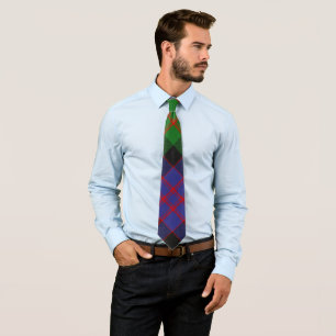 MacDonald Scottish Clan Tartan Pattern Stropdas