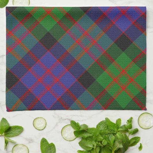 MacDonald Scottish Clan Tartan Pattern Theedoek (Gevouwen)