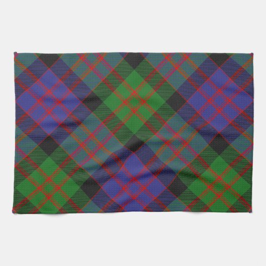MacDonald Scottish Clan Tartan Pattern Theedoek (Horizontaal)