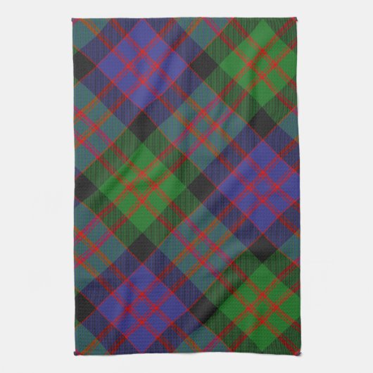 MacDonald Scottish Clan Tartan Pattern Theedoek (Verticaal)