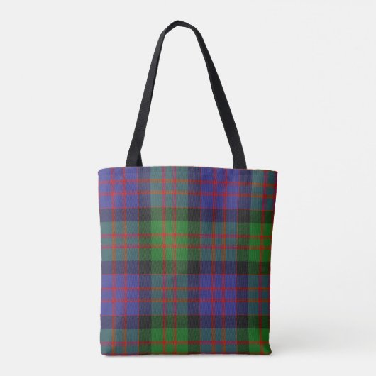MacDonald Scottish Clan Tartan Pattern Tote Bag (Achterkant)