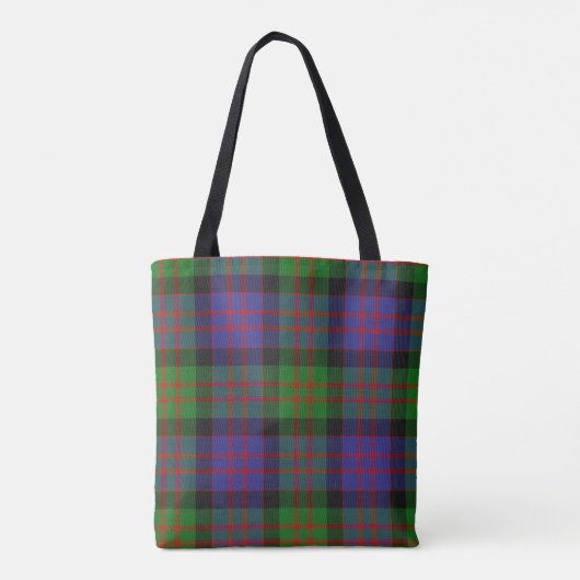 MacDonald Scottish Clan Tartan Pattern Tote Bag (Achterkant)