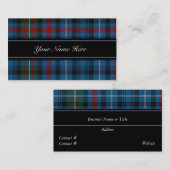 MacDonald Scottish Tartan Pset Visitekaartje (Voorkant / Achterkant)
