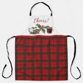 MacDonald Sleet Moderne Originele Tartan Kerstmis Schort (Voorkant)