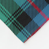 MacDonald Tartan, Badge & Crest Blanket Fleece Deken (Hoek)