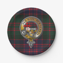 MacDonald Tartan & Badge Papieren Bordje