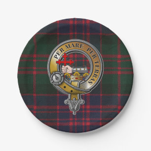 MacDonald Tartan & Badge Papieren Bordje