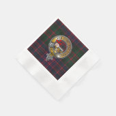 MacDonald Tartan & Badge Servet (Hoek)
