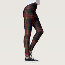 MacDonald Tartan Black Red Leggings van vrouwen
